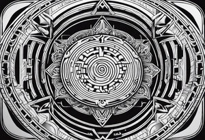 Daedalus labyrinth tattoo tattoo idea