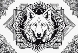 Healing with animals as the symbol tattoo idea
