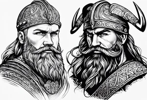 Viking sailor tattoo idea