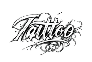 Cursive tattoo idea