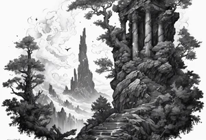 Pillars of creation tattoo idea
