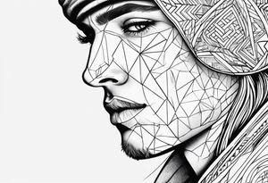 Create a tattoo of Jakob Inglebritzen’s face tattoo idea