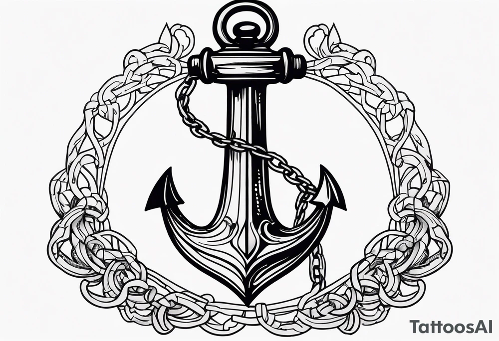 Anchor Chain tattoo idea