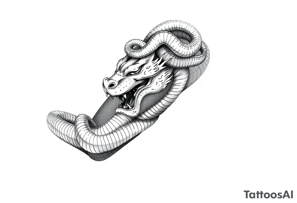 gargon with snakes on his head tattoo idea