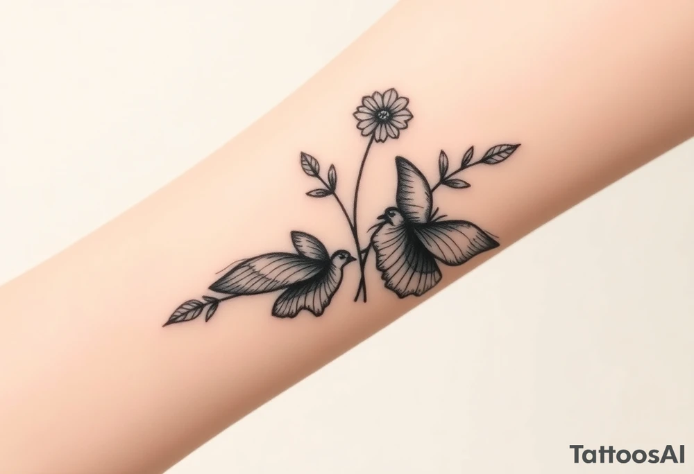 Matching tattoos for a couple tattoo idea