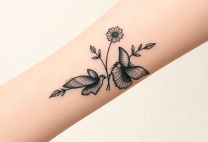 Matching tattoos for a couple tattoo idea