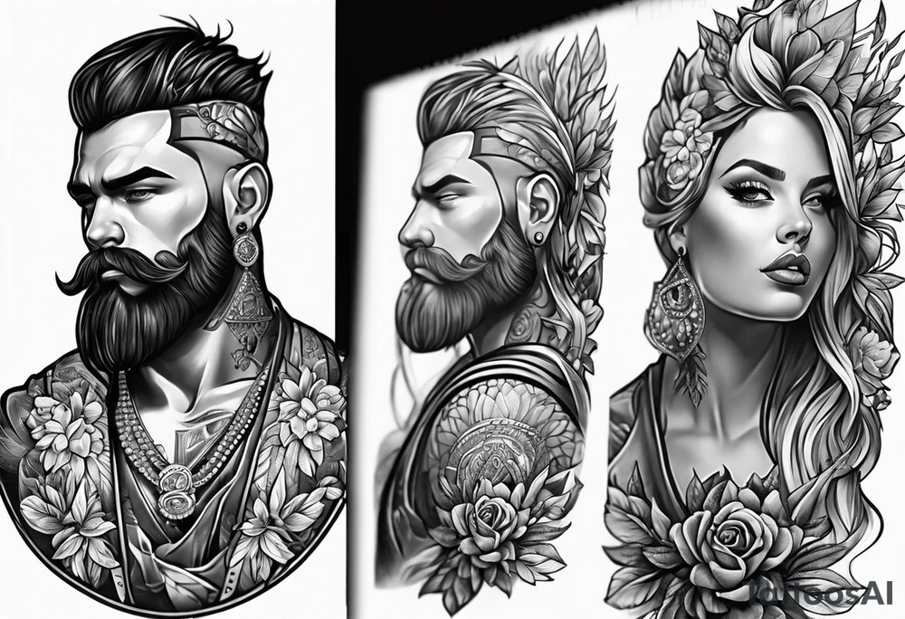 naked tattoo idea