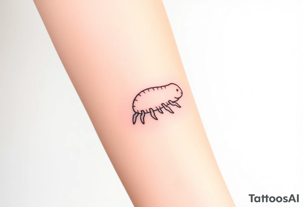 tardigrade, water bear, cute, baby, endurance, resilience, 8 legs tattoo idea