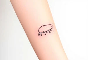 tardigrade, water bear, cute, baby, endurance, resilience, 8 legs tattoo idea