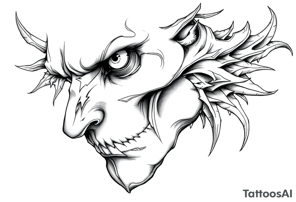Mysteriöser feenwald tattoo idea