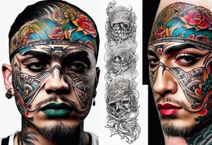 Knee tattoo tattoo idea