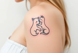 Pet love tattoo idea
