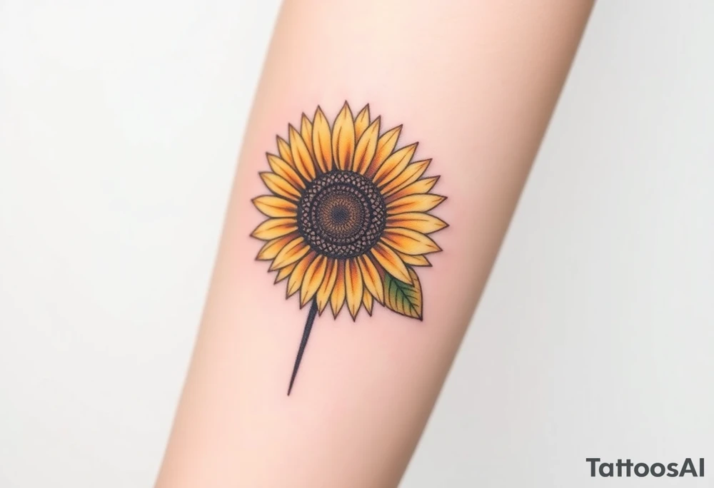 Quote
Sunflower
Paintbrush tattoo idea