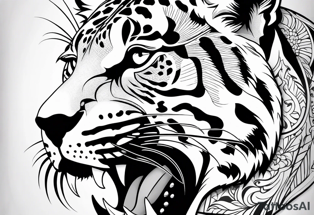 Jaguar tattoo idea