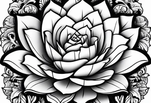 kwiat lotosu tattoo idea