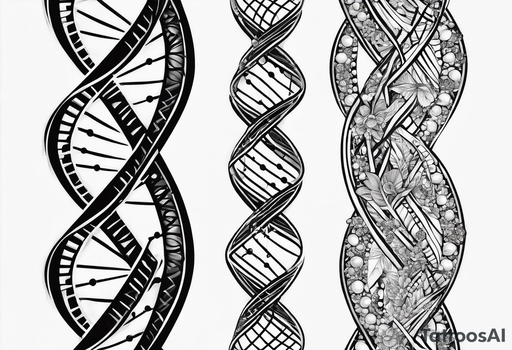 Dna strand tattoo idea