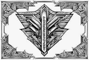 letters savage tattoo idea