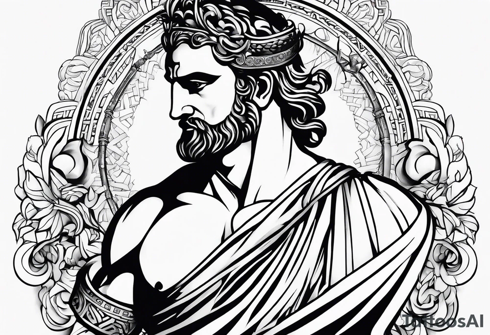 greek god tattoo idea