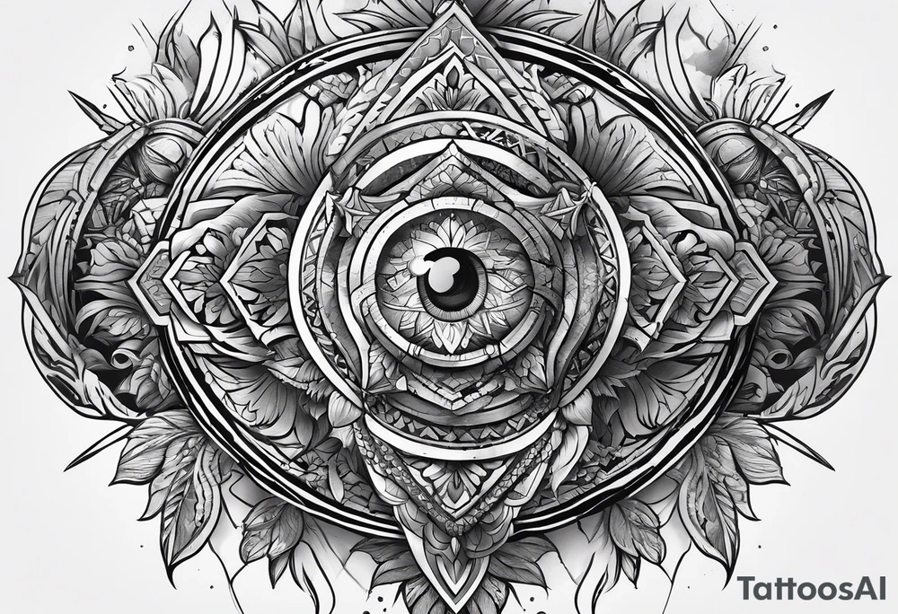 Spear tattoo idea