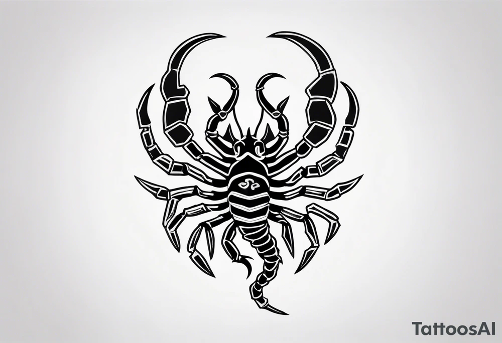 scorpio tattoo idea