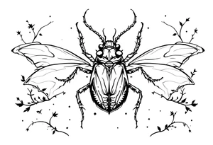 weird bug tattoo idea