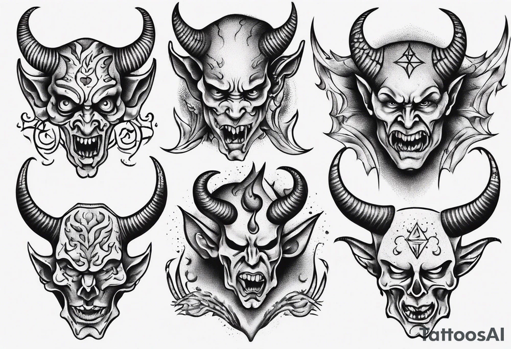 Devil tattoo idea