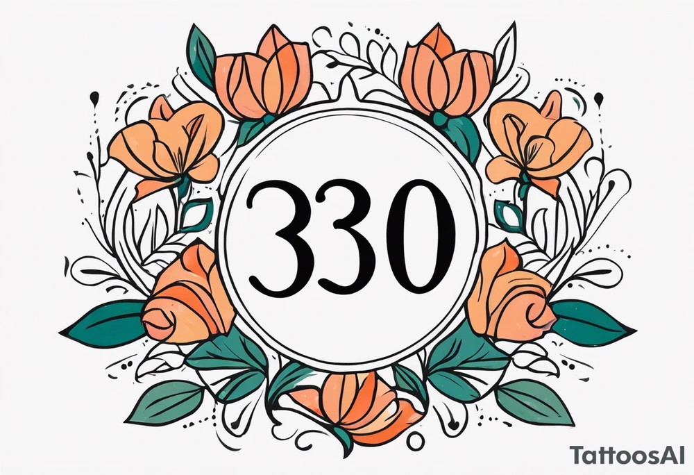 I would like a tattoo - number 13 in a colorful old school style. The tattoo should be approximately 7-8 centimeters in size. It symbolizes the date my daughter was born. Please make it bold and vibrant, with classic old school elements like shading, outlines, and maybe some subtle details that hint at a lucky or meaningful number. tattoo idea