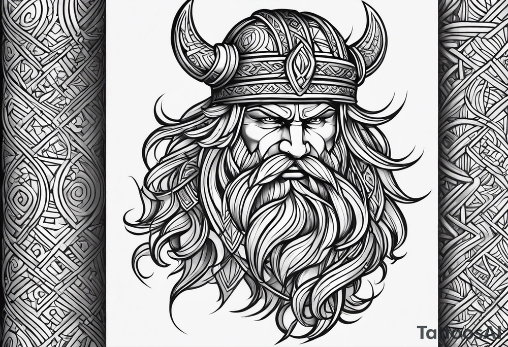 A viking tatto to cover up a tribal tattoo on shoulder tattoo idea