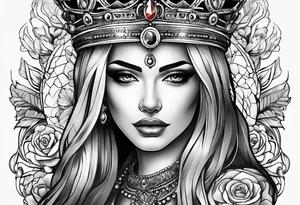 Queen tattoo idea