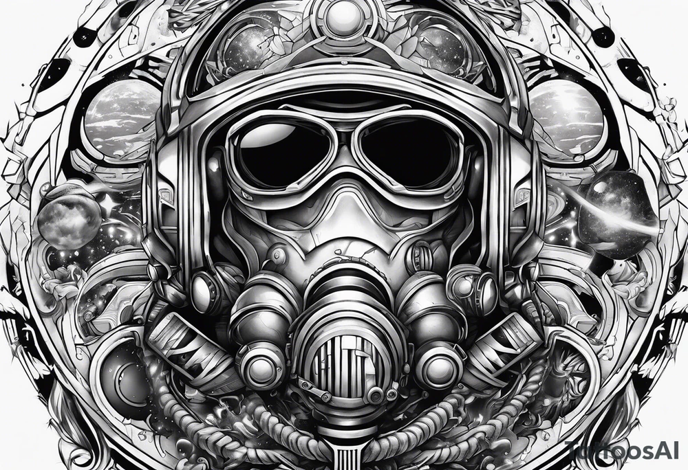 Shephard outerspace tattoo idea