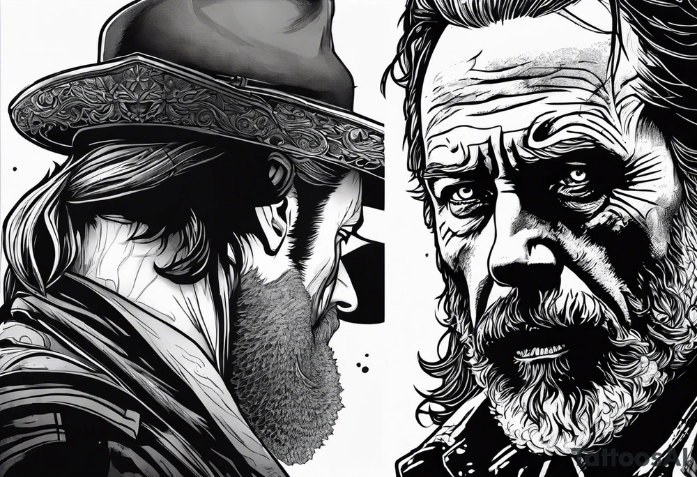 the walking dead rick tattoo idea