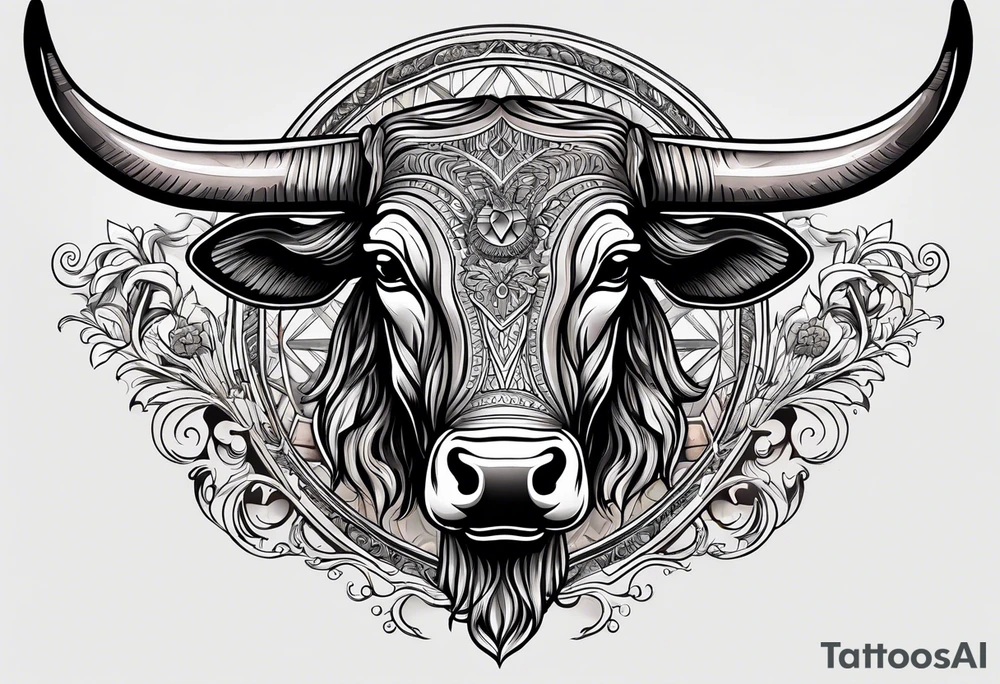 cybersigilism Longhorn tattoo idea