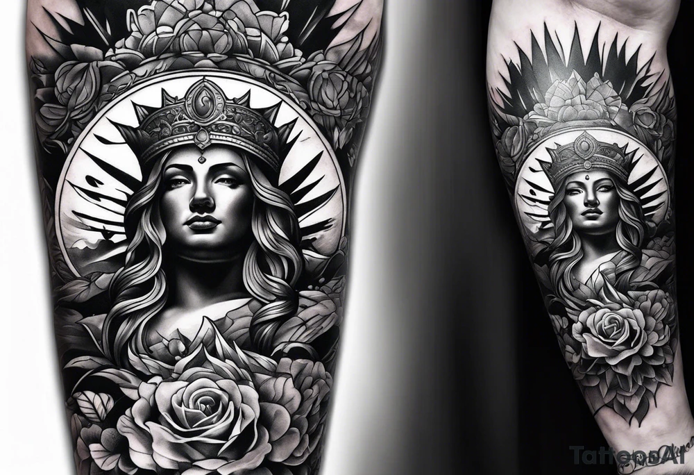 Travel sleeve tattoo tattoo idea