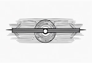 armband tattoo, masculine, narrow, horizontal with electromagnetic field pattern tattoo idea