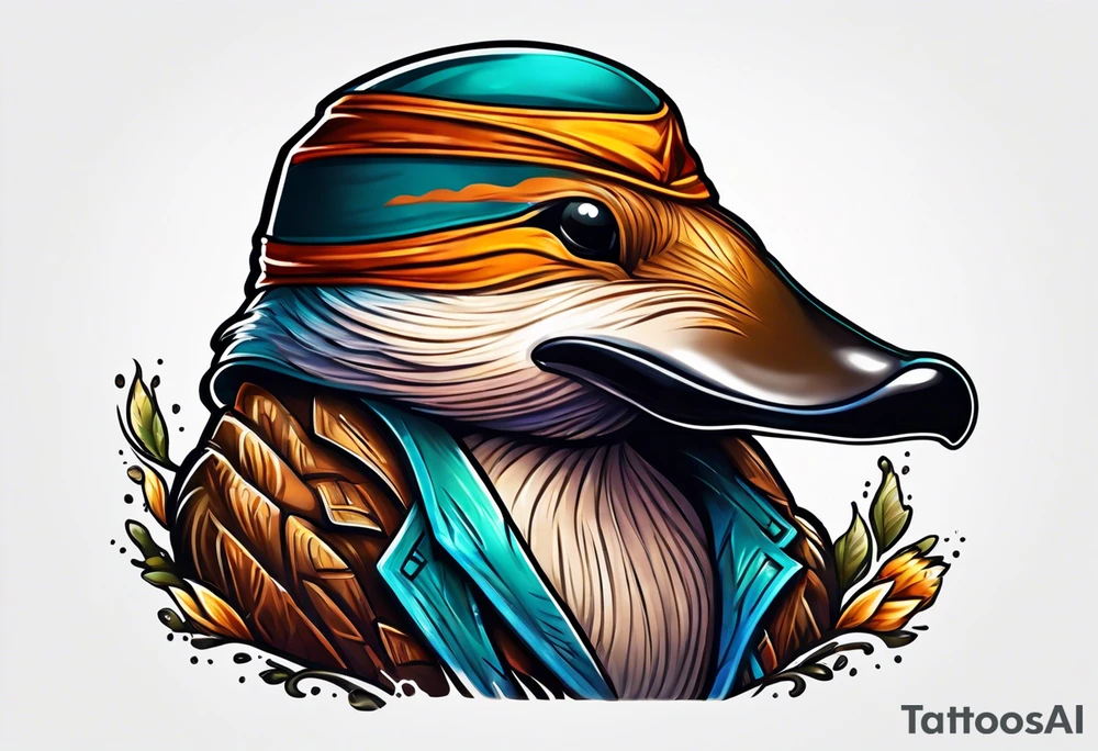 Platypus tattoo idea