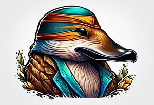 Platypus tattoo idea
