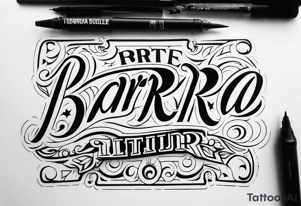 I Barra tattoo idea