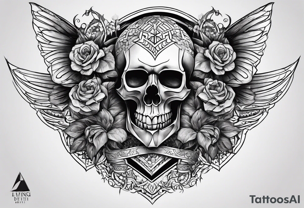 living death tattoo idea