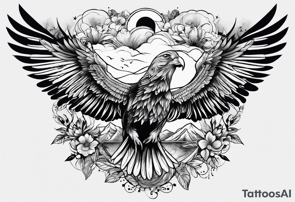 Eine weiße Taube tattoo idea