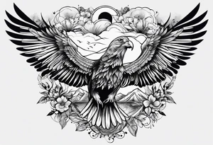 Eine weiße Taube tattoo idea