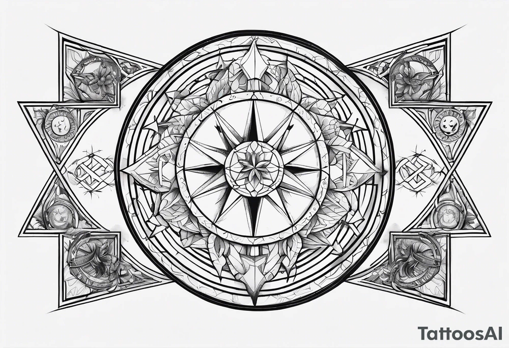 zodiac sign tattoo idea