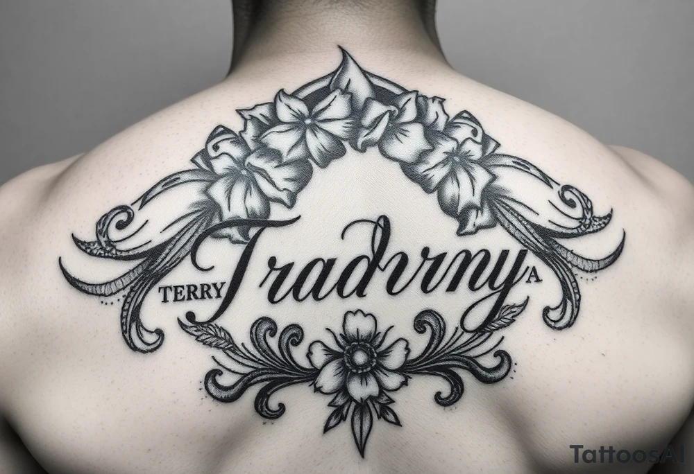 My grandma name was Terry Bradley and she died my mother her sister her son and myself all want to get a matching tattoo for her give me a couple images for ideas tattoo idea