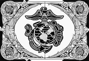 MARINES tattoo idea