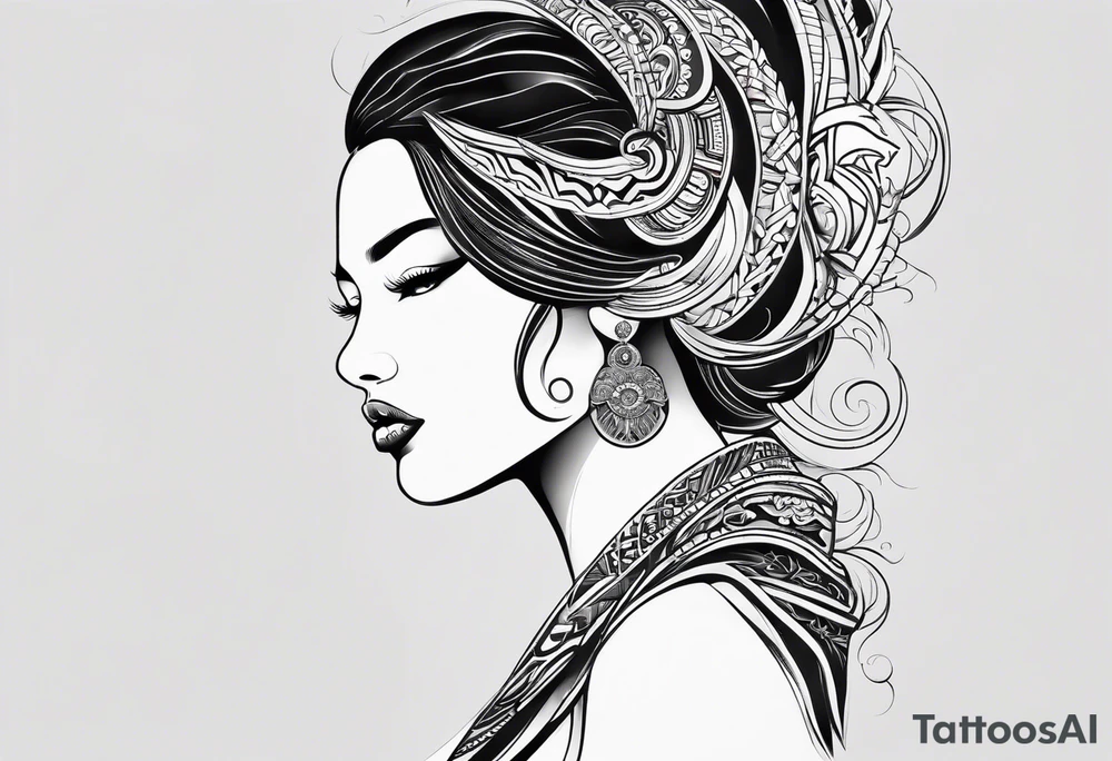 Gemini tribalism tattoo idea