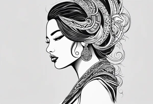 Gemini tribalism tattoo idea