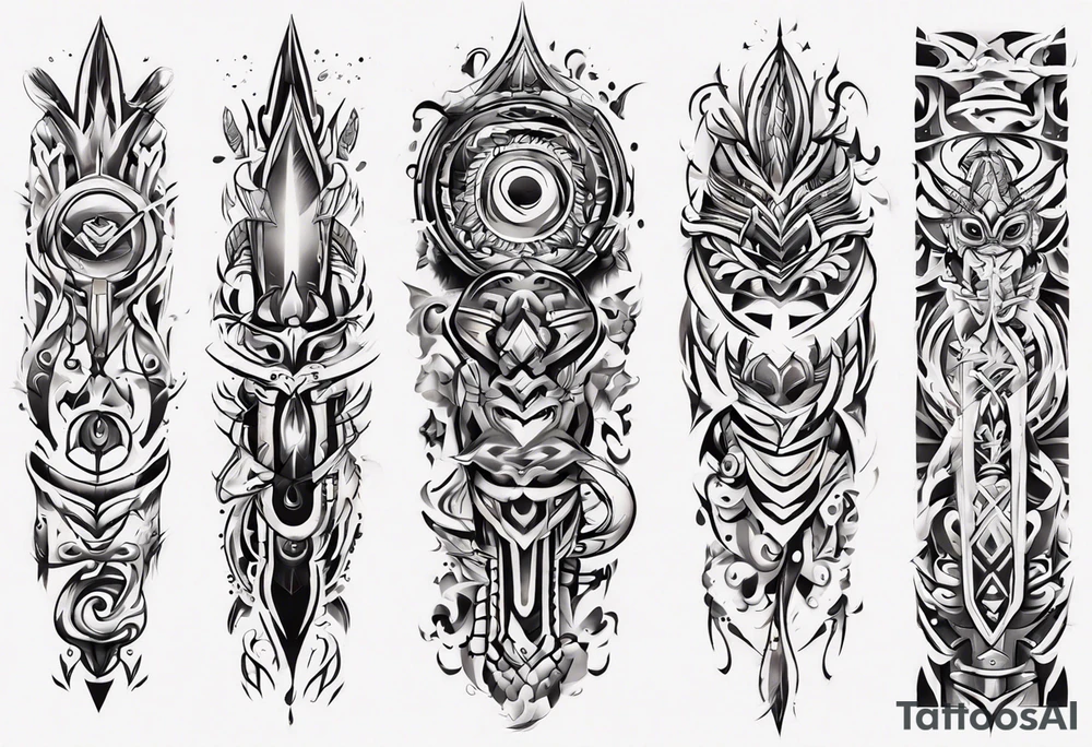 arm sleeve tattoo tattoo idea