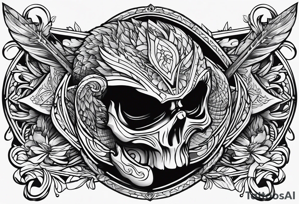 Spear tattoo idea