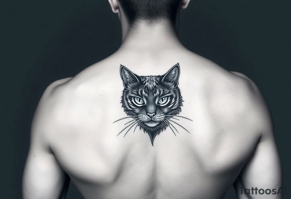 Black Cat tattoo idea