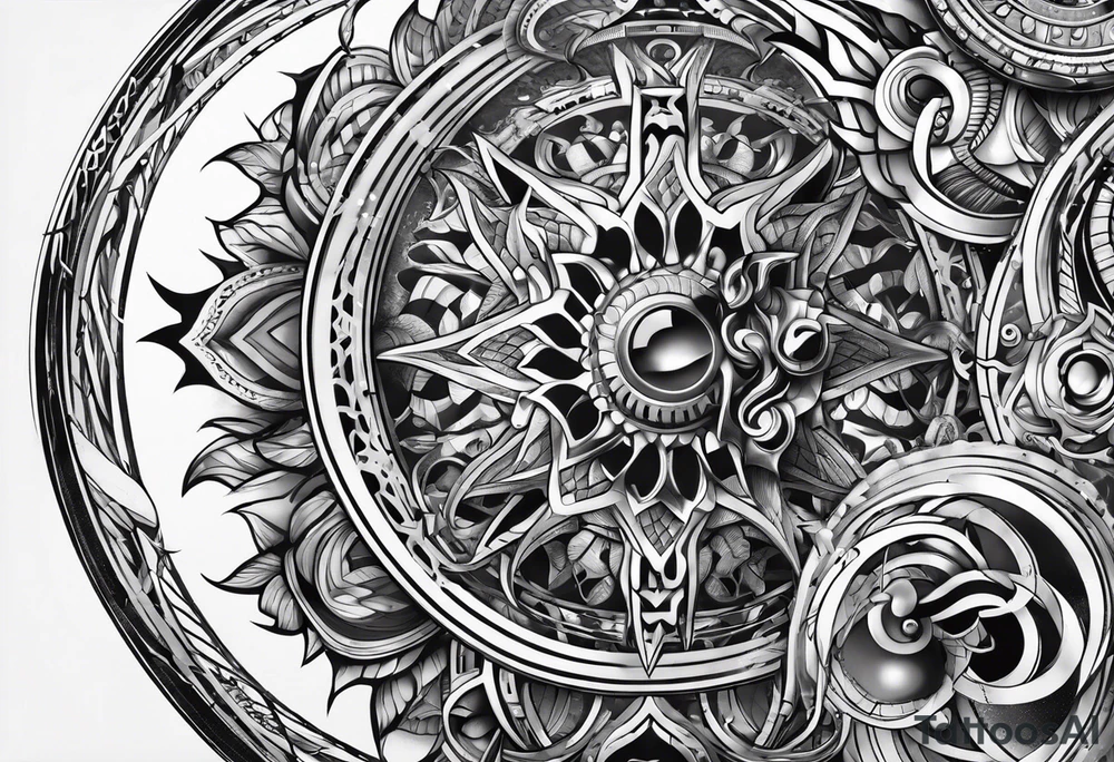 Circles tattoo idea
