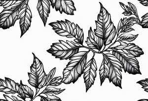 Rowan leaf tattoo idea